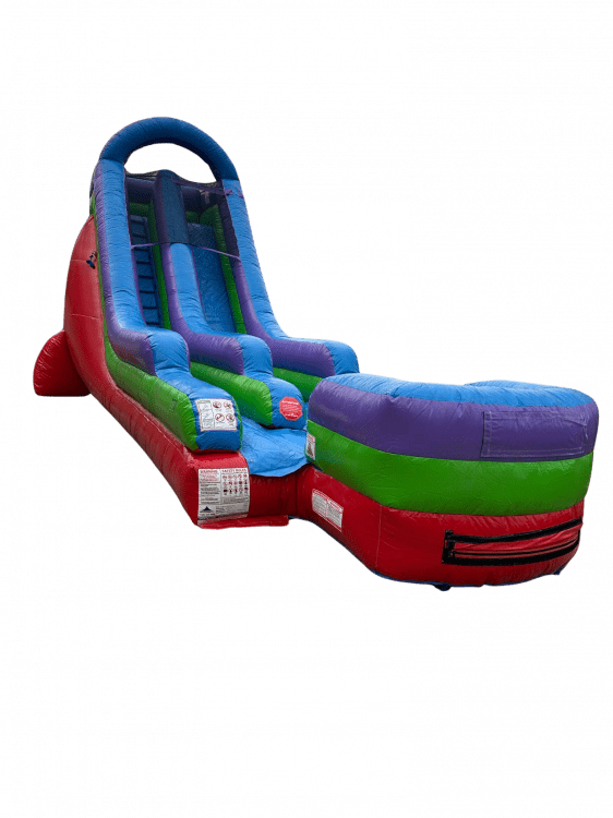 18' Multi Color Retro Slide (Wet/Dry)